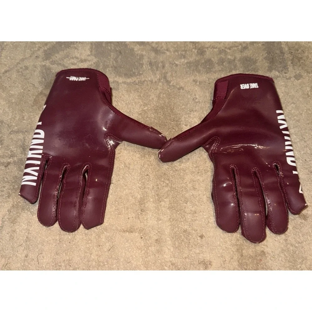 NXTRND Crimson Football Gloves‎ Size Medium Youth